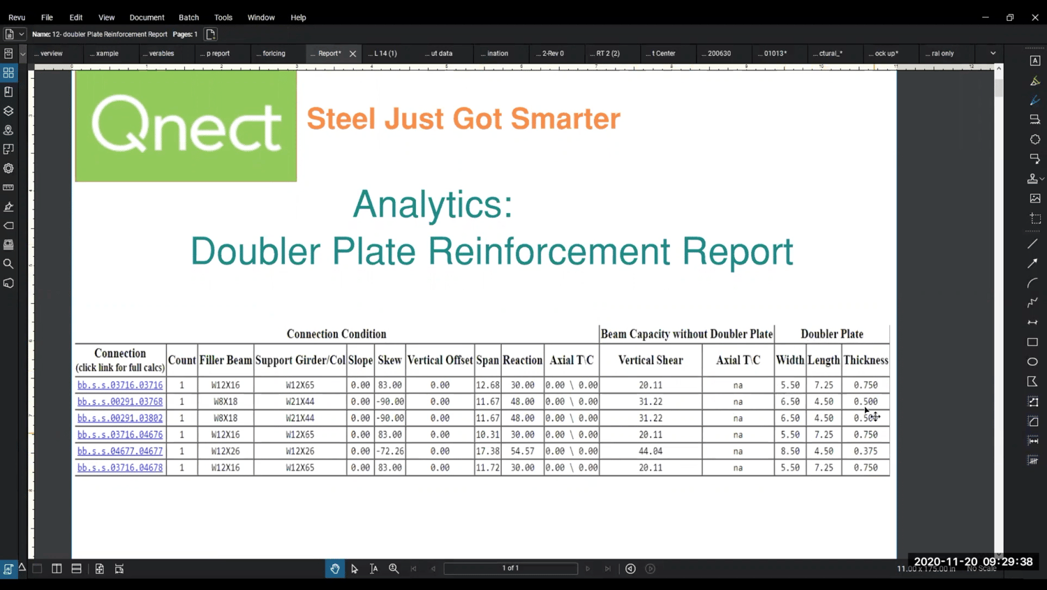 Eliminate beam web doubler plates