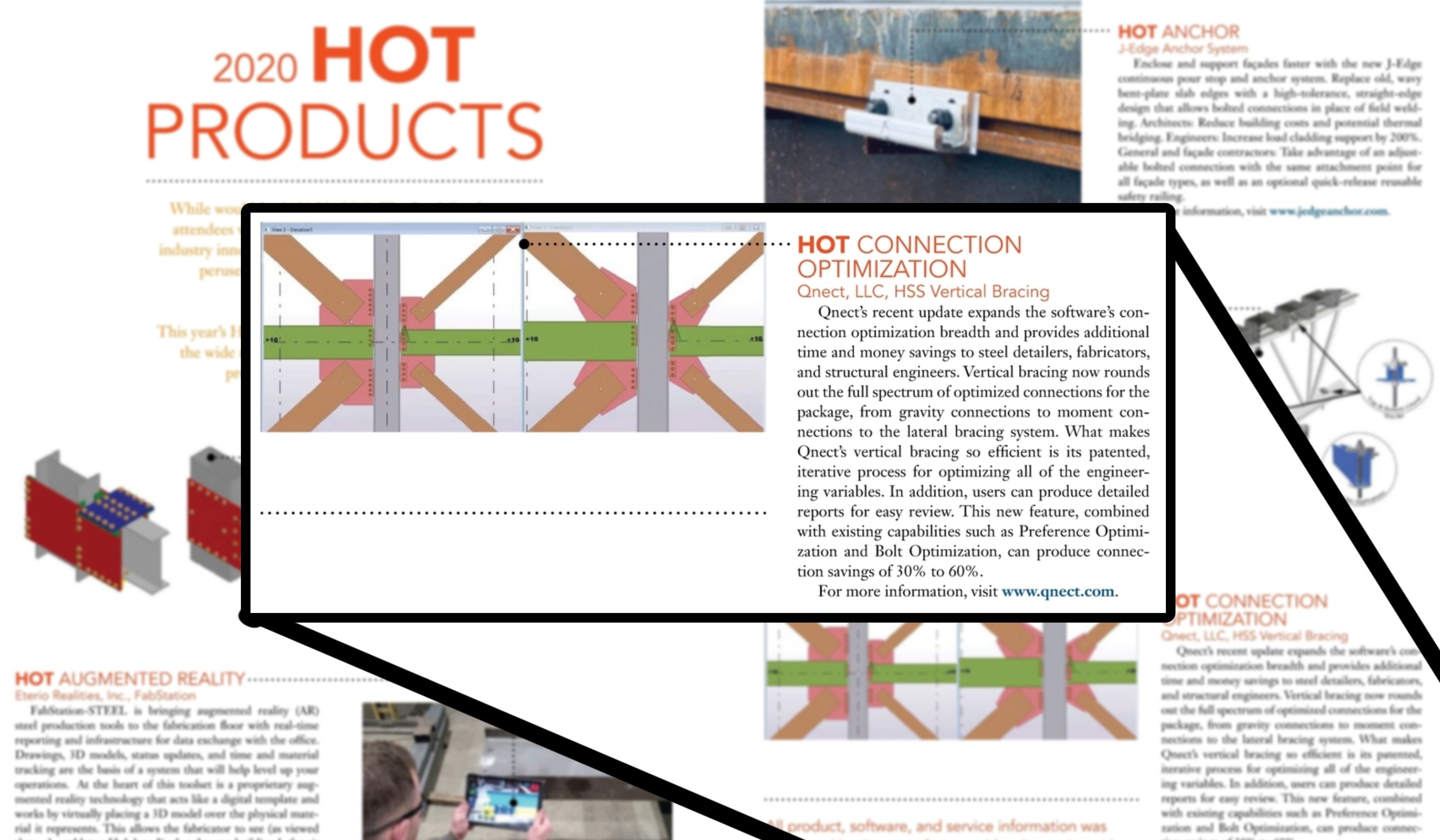 Qnect Wins AISC Hot Product Award