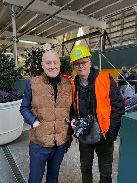 Sir Norman Foster and Jef Topping Out The Spire 270 Park