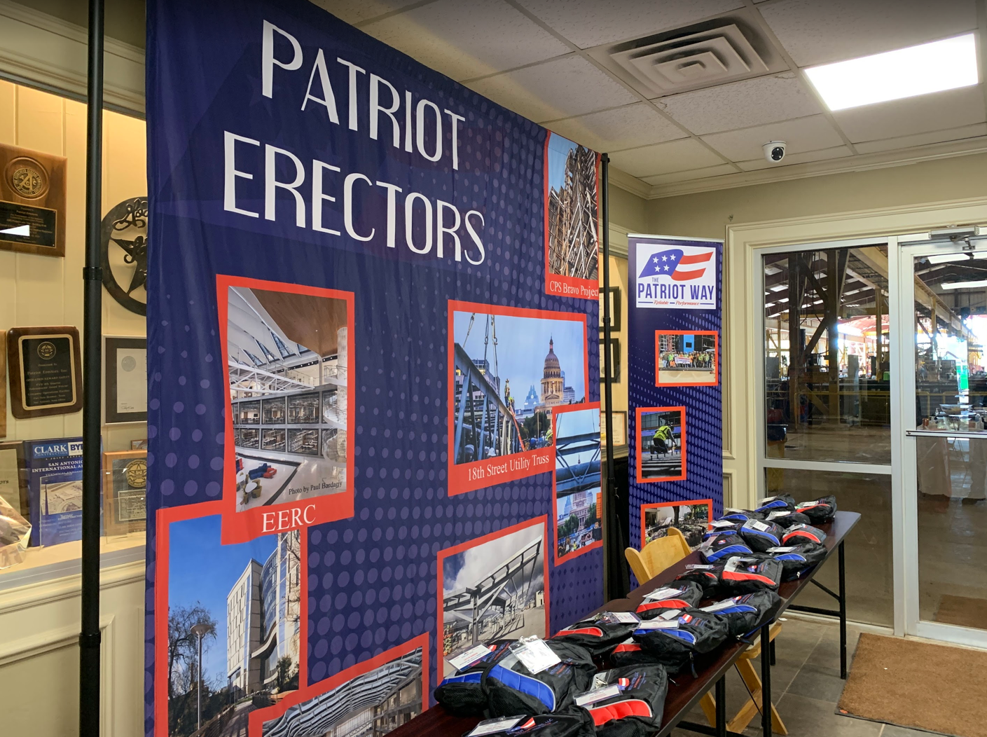 SteelDay 2019 - Patriot Erectors Sign